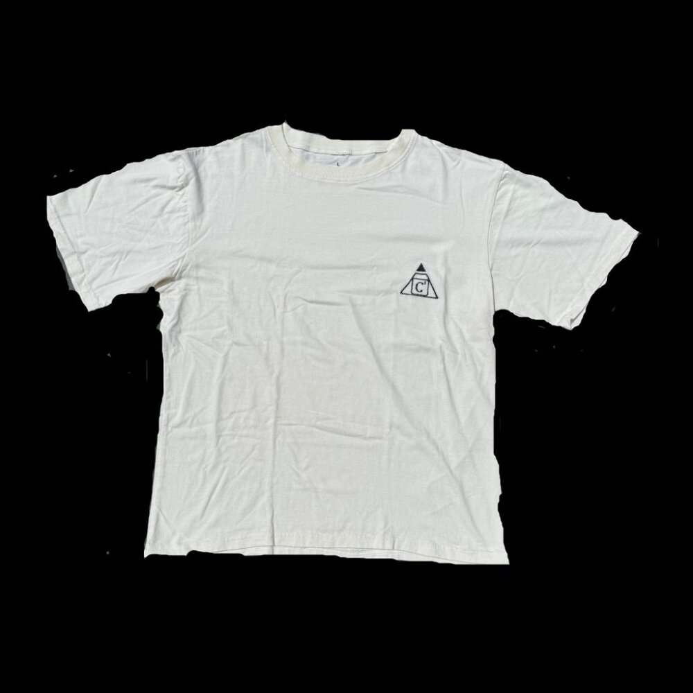 White Hemp Shirt With Logo